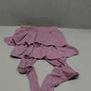 RieKet Girls School Uniform Pants Warm Stretchy Athletic Leggings with Skirt 2-14 Years (9-10 Years, Lavender)