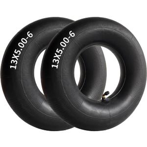13x5.00-6 Inner Tube, 5.00-6/4.00-6 Tires Replacement, 13 Inch Replacement Tire, for Razor Dirt Quad Lawn Mowers, ATVs, Yard Tractor, Snow Blower, and More (2 Pack)