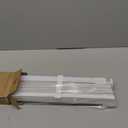 LazBlinds No Tools No Drill Cordless 1" Vinyl Mini Blinds, 100% Privacy S-Curve Blinds for Indoor Windows, Room Darkening Horizontal Window Blinds and Shades for Home, 30 1/2" W x 64" H, White