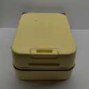 mixi Luggage Suitcase with Spinner Wheels, Hardside Rolling Suitcase PC with Cover & TSA Lock Lightweight Travel Case 26in Checked in, Lark Yellow