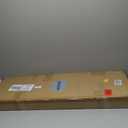 B FSOBEIIALEO Ottoman with Storage for Living Room, Sherpa Folding Storage Ottoman Foot Rest, 43.3 Inches Collapsible Bedroom Bench White