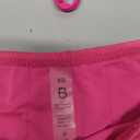 Blooming Jelly Womens Bikini Set Two Piece Bandeau Cheeky Bathing Suits Ruffle High Cut Mid Rise Eyelet Swimsuit (XS,Hot Pink)