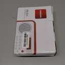 Sangean PR-D18GR AM/FM/Portable Digital Radio with Protective Bumper (White/Gray)