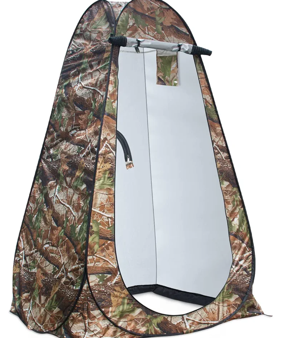 Anngrowy Pop Up Privacy Shower Tent - Portable Outdoor Camping Bathroom Toilet Changing Dressing Room - UPF40+ Waterproof