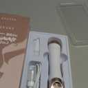 Bikini Trimmer for Women, 2 in 1 Electric Shaver for Women, Pubic Hair Trimmer Waterproof IPX7 with LED, Bikini Razor for Leg Arm Underarm Bikini Area, Pull Bows Gift Box for Friends - Shell White