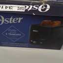 Oster 2-Slice Toaster With Extra-Wide Slots Black: 800W, Bagel & Toast Capabilities