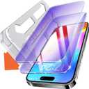for Screen Protector iPhone 14 Pro (6.1 inch) [Anti-Blue Light], 2.5D Full Coverage 9H+ Tempered Glass, Reduce Eye Fatigue [Protect Eyes] HD Clear [2 Pack]