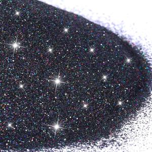 500g Glitter Paint Additive Silver Holographic Glitter Paint Additive Silver Holographic Metallic Sparkling Powder Mix with Acrylic for Interior Exterior Wall Ceiling Wood(Black)