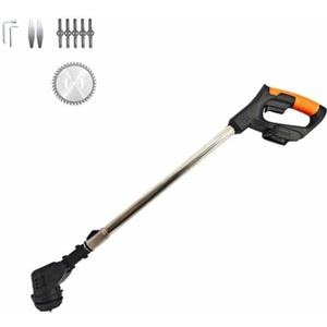 1500W Portable Grass Trimmer, 2025 New Cordless Electric String Edger & Weed Trimmer, 24VBattery Powered with 3 Types Blade for Garden and Yard Lawn(24V Battery)