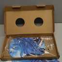 Mouse Pad Wrist Support, Laokiiy 2 in1 Keyboard Wrist Rest+ Ergonomic Mouse Pad, Non-Slip Wrist Rest for Computer Keyboard, Made Easy Typing & Relieve Wrist Pain Ocean Blue