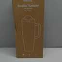 Owala FreeSip Tumbler Insulated Stainless Steel Water Bottle with Builtin Straw and Side Handle, For Travel, Work, School, and Sports, 40oz, BPA Free, Leak Proof, Black Cherry