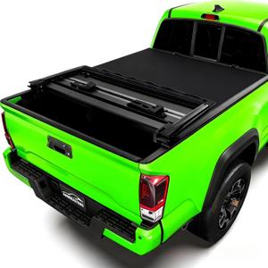 Soft Tri Fold Truck Bed Tonneau Cover for 2024-2026 Ranger 5FT Bed | (61") No Drilling,All Weather Protection,Anti-Theft Security,Quick-Folding Lock System Ford Ranger Accessories