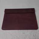 Laptop Case Leather 13" Made for MacBook Air M3 Sleeve 13 inch - Carrying Protective Cases Compatible with MacBook 13" Air/Pro M1 M2 M3 M4 MAC MAX PRO A2338 A2681 3113 A3240 A2337, Burgundy