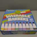 KMUYSL 200 Count Washable Markers Bulk, 10 Assorted Colors - Broad Line Conical Tip Coloring Markers for Kids, School Art Supplies & Back to School Supplies, Teacher Classroom Must Haves