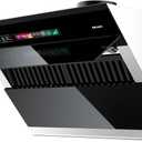 BRANO Range Hood 30 inch with 900CFM, Voice/ Gesture Sensing/ Touch Control Panel, Unique Side-Draft Design for Under Cabinet Modern Kitchen Hood, Ducted/ Ductless Convertible