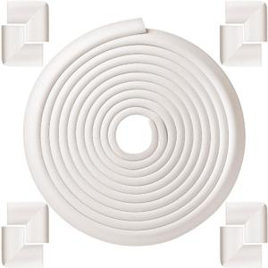 Mr. Pen- Furniture Corner & Edge Safety Bumpers, 18ft Edge & 8 Corners, Baby Proof Corners and Edges, Baby Proofing Corner Guards, Baby Corner Protector Guards, Edge Protector for Baby (Off-white)