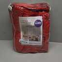 MIULEE Christmas Red Velvet Curtains Thermal Insulated Blackout Curtain Drapes for Bedroom Living Room Darkening 84 Inches Long Curtains Panels Rod Pocket Set of 2