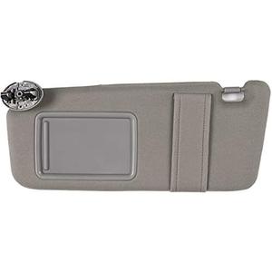Ezzy Auto Gray Left Driver Side Sun Visor fit for Toyota Camry Without Sunroof 2007 2008 2009 2010 2011