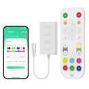 PAUTIX Wi-Fi+Bluetooth Music Pixel LED Smart Controller Kit SP548E,Compatible with Alexa/Google Assistant,App Control RF Remote Control,Addressable Color LED Strip Pixels Light DC5V-24V