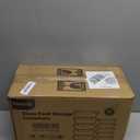 KOMUEE 5 Pack Glass Food Storage Containers, Meal Prep Containers with Lids, Airtight Glass Lunch Boxes, Freezer, Oven, and Microwave Safe