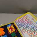 MORNOR Busy Board Montessori Toys for Toddlers Sensory Toys Gifts for 1 2 3 4 Year Old Girls & Boys Preschool Learning Activities Educational Travel Toy for Fine Motor Skills (Blue)