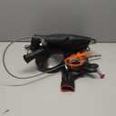 Drain Auger 33 ft, Plumbing Snake Hair Clog Remover Drain Snake Flexible Grabber Heavy Duty Sink Cleaner Tools for Shower Bathtub Bathroom Kitchen Pipe, Black