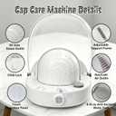 Hat Cleaner Machine with Steam, Cap Washer and Shaper for Baseball Caps, Trucker, Bucket and Newsboy Hats