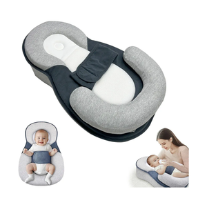 Baby Wedge Pillow for Newborn, Adjustable Infant Feeding Support Pillow for Reducing Spit-Up
