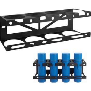 Welding Rod Storage Holder Rack, Heavy-Duty Steel Wall Mount Fits for Stick TIG Electrode Tubes, 16" Powder-Coated Organizer for Workshops Garages Sheds, Fits Most Standard Rod Containers