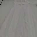 ABAO SISTER Flutter Sleeves A-line Flower Girl Dress (10, White)