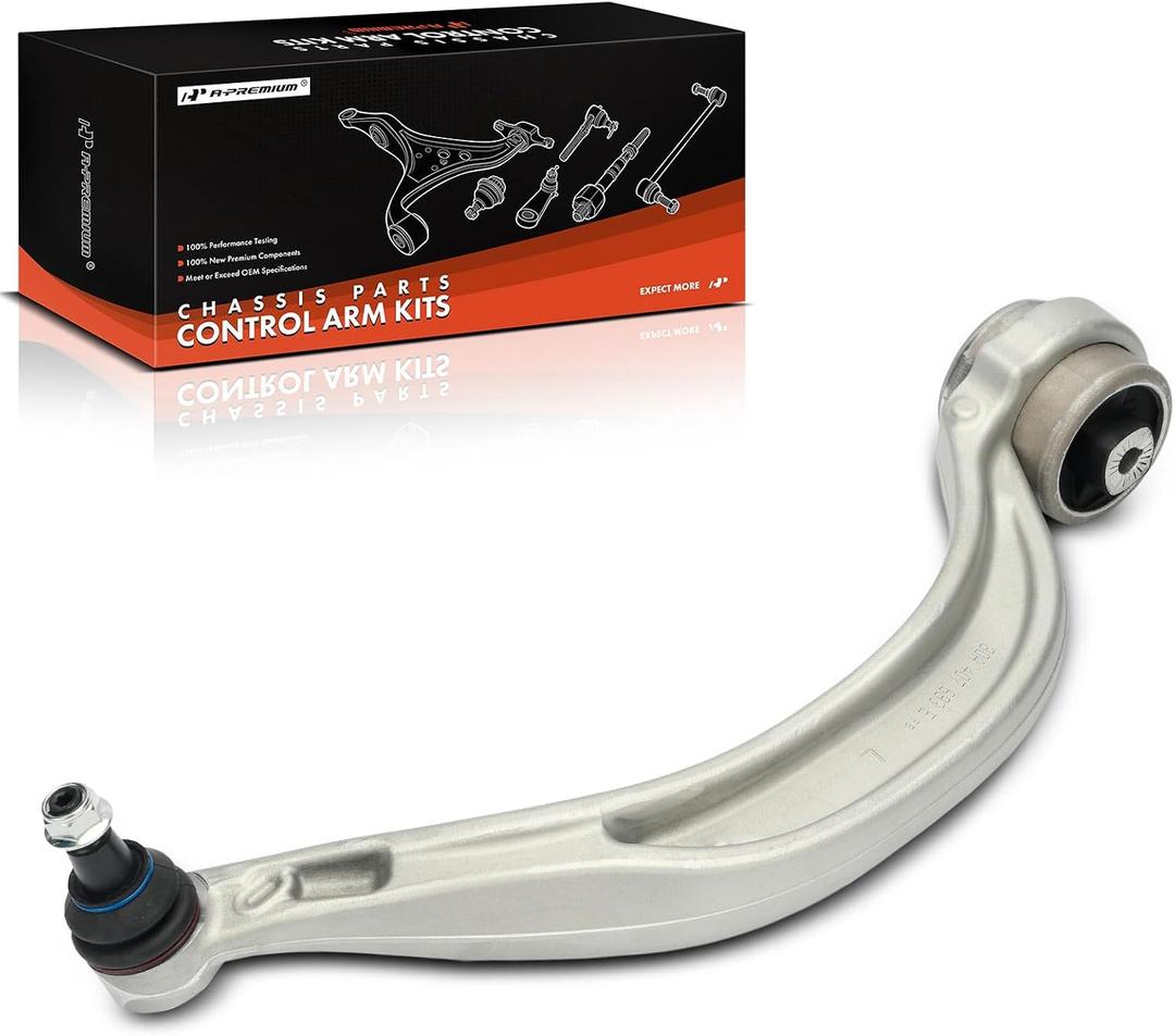A-Premium Front Left Rearward Lower Control Arm with Ball Joint & Bushing, Compatible with Audi Q5 2018-2020, A6 Quattro/A7 Sportback 2019-2020, SQ5 2018-2020