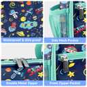 ZAZIWZ Lunch Bag for Kids Insulated Lunch Boxe for Girls Boys Reusable Cooler Tote Small Lunchbag Back to School Cute Lunchbox for Teens 02 (Space)