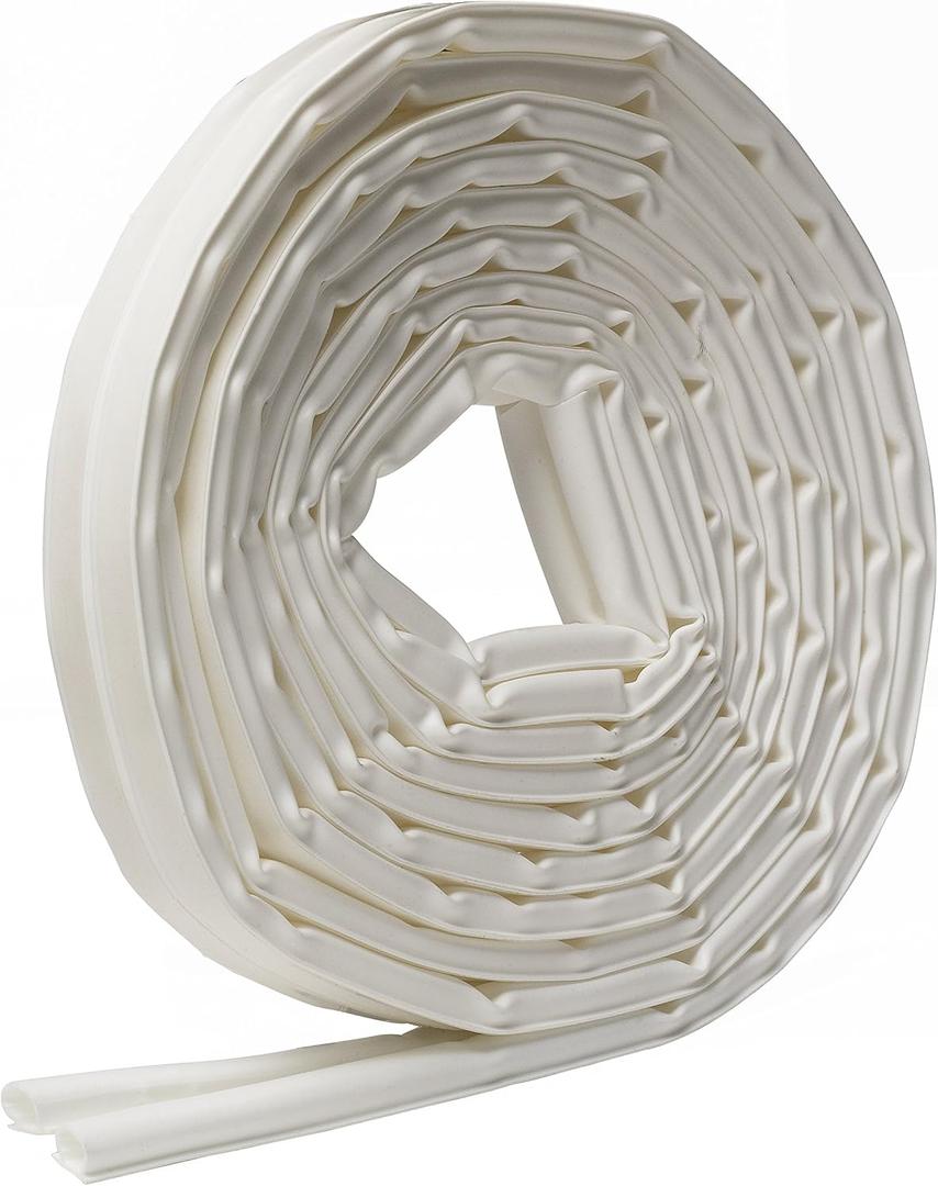 Frost King EV20W Thermoplastic Rubber Weatherseal, 5/16-Inch x 3/8-Inch x 20-Feet, White