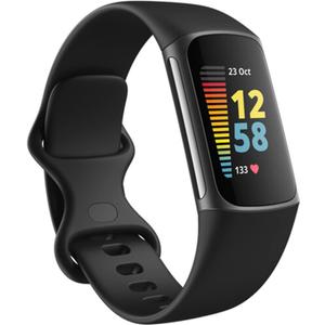 Replacement Bands Compatible with Fitbit Charge 5 Bands/Fitbit Charge 6 Bands for Women Men, Silicone Fitness Sport Wristbands for Women Men Small Large (Small, Black)
