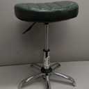 Minimalist Square Swivel Stool with Wheel for Work SPA Shop Massage Height-Adjustable and Cost-Effective Rolling Stool Chair (Green)