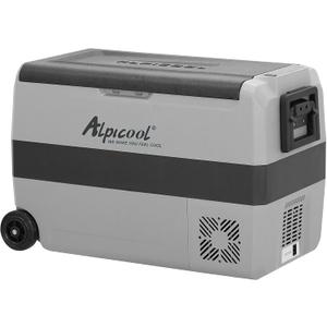 Alpicool T50 Dual Temperature Control 12 Volt Refrigerator 53 Quart Portable Car Fridge Freezer (-4F~68F) for Truck, RV, Boat, Camping and Travel