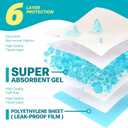 CLEAN SPACES 100 Count Disposable Bed Pads for Adult 36" x 36"