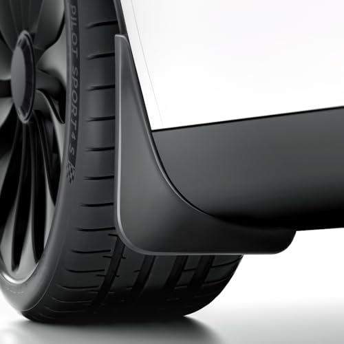 REEVAA 2026 Tesla New Model Y Juniper Accessories - Mud Flaps [Protect Paint, No Drilling Required] All-Weather Splash Guard Body Kits for Model Y Juniper 2025-2026, Black (Set of 4)