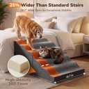 Dog Stairs for Bed Up to 90 lb - Large Dogs Pet Steps & Ottoman