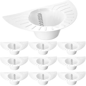 TrelaCo 10 Pcs Urine Collection Hat for Toilet Stool Sample Collection Kit Toilet Hats to Catch Urine Pee Catcher Urine Collector for Women and The Elderly, 30oz/900cc