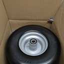 13x6.50-6 Flat Free Zero Turn Lawn Mower Tires, 500lb Load Capacity