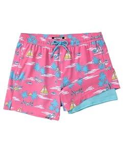 CoozySphere Boys Swim Trunks with Compression Liner Size 8-10 Swimming Shorts Quick Dry Bathing Suit with Zipper Pockets