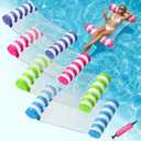 4 Pack Inflatable Pool Floats, OKSUWATER 4-in-1 Water Hammock, Pool Floats Adult Size for Swimming Pool Party Summer Lake Water Fun