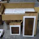 ANTBOX Portable Wardrobe Closet Storage Organizer for Clothes,Transparent Door Panels,Suitable for Living Room, Bedroom,Plastic Wardrobe with Magnetic Door and Easy Assembly (3 Hanging Rod)