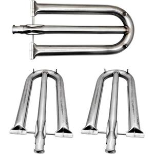 S1246C (3-Pack) 14.5" x 6.25" Stainless Steel Burner Replacement for American Outdoor Grill 24NB, 24NG, 24NP, 24PC, 30NB, 30PC, 36NB, 36PC