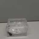 KYODOLED Clear Donation Box for Fundraising with Lock & Sign Holder, Valentines Day, Multi-Use Voting and Raffle Box, Tip Jar, Secure Storage, Durable Plastic, 6.2'' x 4.6'' x 4.0'' (Clear-PS-1P)