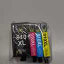 910XL Ink Cartridges Combo Pack Replacement Compatible for HP 910 XL HP910 Ink Works with OfficeJet Pro 8010e 8015e 8022e 8020e 8025e 8028e 8035e Series