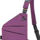 WANDER PLUS Anti Theft Crossbody Bag, Shoulder Bag Anti-theft Design for Travel, Sport, Work