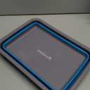 Collapsible Bucket for Cleaning - 7.27L Foldable Wash Bin Dish Tub - Collapsible Wash Basin or Camping Sink for Beach, Tailgating, or Soaking Laundry - Cleaning Supplies by Wakeman (Blue)