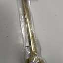 Spring Tension Curtain Rod 43-73 Inches, Rust-Resistance and Non-Slip Shower Curtain Rod for Window or Bathroom, Gold